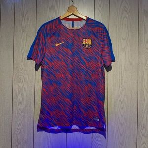 Men’s Nike FC BARCELONA 2018/2019 Training Soccer/Football Jersey Sz: L